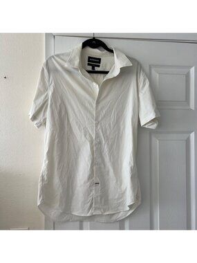 Bonobos Tech Short Sleeve Slim Fit Shirt Size Large